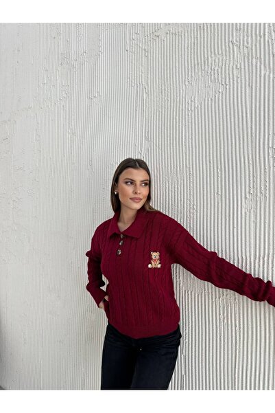 ZF BUTİK Sweater Teddy Bear Patterned Premium Quality