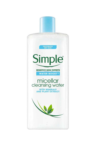 Simple Micellar Water for Dehydrated and Sensitive Skin, with Minerals, Water Boost, 200 ml