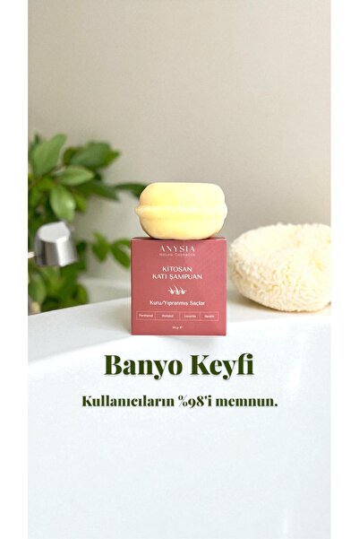 ANYSİA NATURAL KİTOSAN KATI ŞAMPUAN