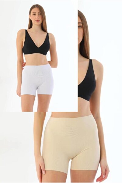 MİSS MELLY Πακέτο 2 μακρυμάνικων μπόξερ με κοπή με λέιζερ