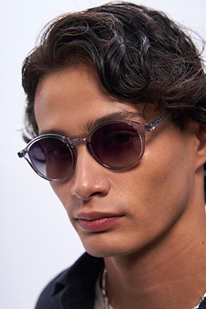 Bilge Karga Pearl Grey Black Gradient Men's Sunglasses