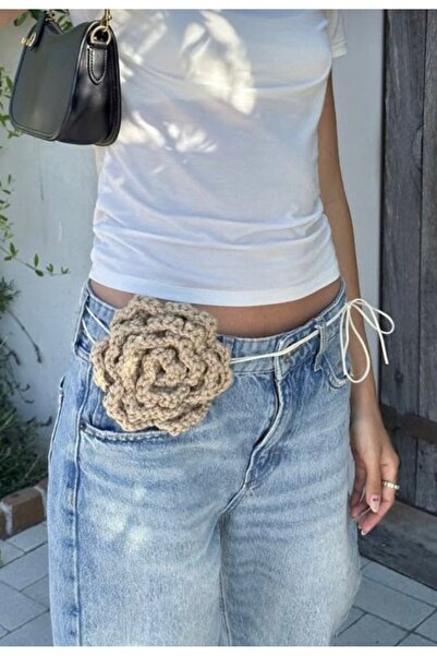 By G Tasarım Güllü örgü Kemer