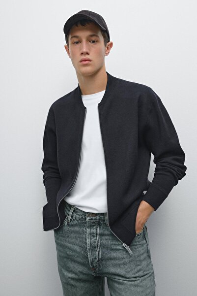 Massimo Dutti Bomber tasarımlı triko hırka