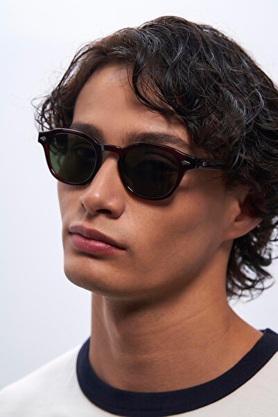 Bilge Karga نظارات رايان براون جرين للرجال الشمسية