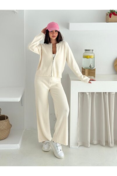 DONNA LISSA Women's Soft Premium Cardigan Pants Oversize Knitwear Set