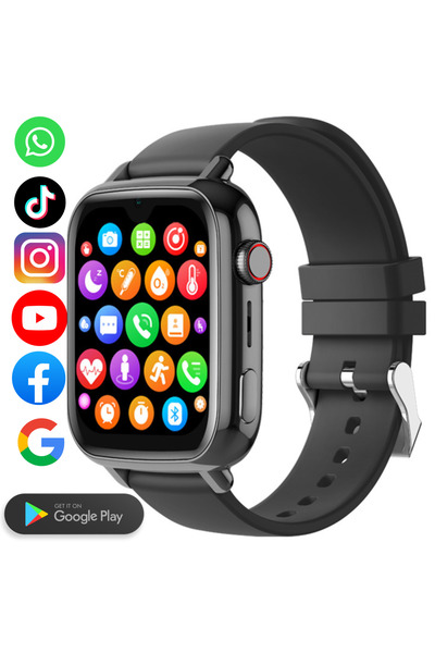 Wingereich Kids smartwatch GPS 4G, Whatsapp, Instagram, Youtube, Google play, HD camera, Wingereich, pink