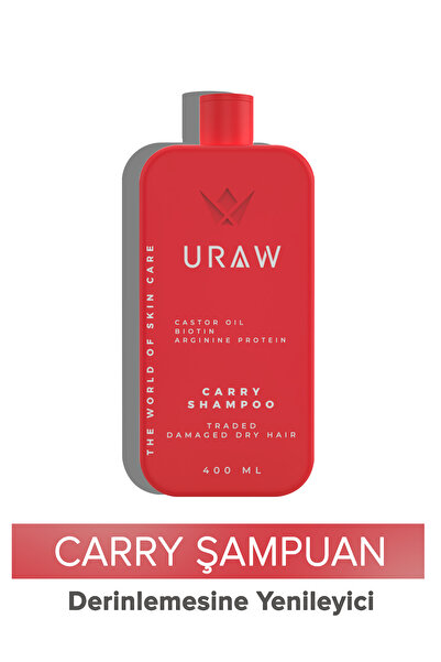 Uraw Yoğun Saç Dökülmesine Karşı Derinlemesine Besleyici Carry Bakım Şampuanı 400 ml