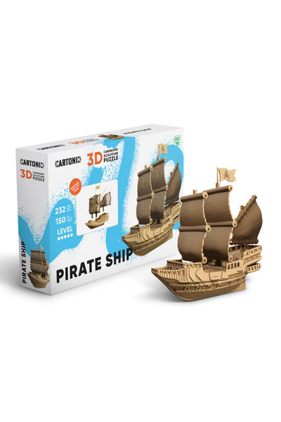 Cartonic لغز ثلاثي الأبعاد - سفينة القراصنة