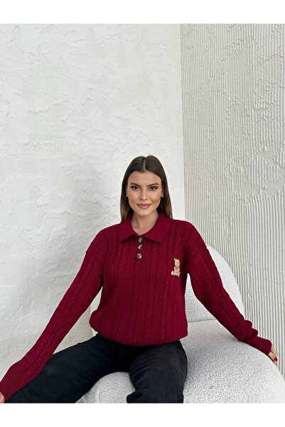 ZF BUTİK Sweater Teddy Bear Patterned Premium Quality