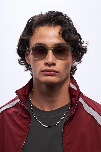 Bilge Karga Pearl Green Black Gradient Men's Sunglasses