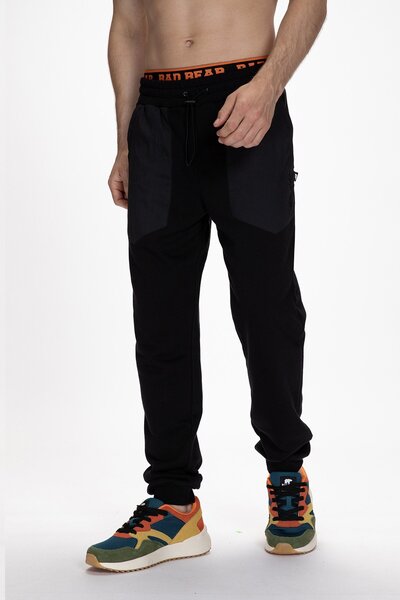Bad Bear Sailor Black Men's Sweatpants Tracksuit Bottoms