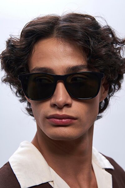 Bilge Karga Sten Black Green Men's Sunglasses