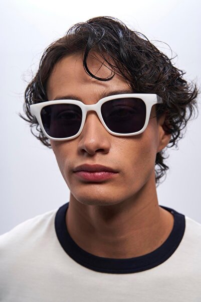 Bilge Karga Elvin White Black Men's Sunglasses