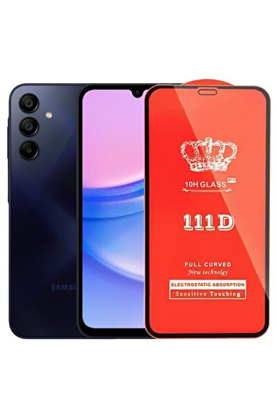 Flippy Protector de ecran din sticlă securizată pentru Samsung Galaxy A15/A15 5G, Flippy, acoperire completă 111D, HD, negru