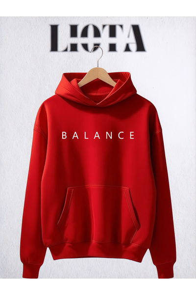 Vordevia Balance Printed Oversize Cotton 3 Thread Sweatshirt