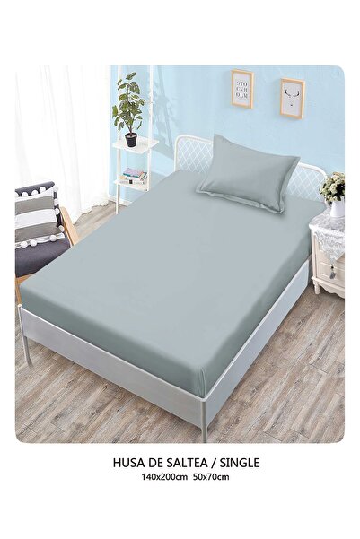 CHIRASO CHIRASO Elastic Bed Cover Set, Finet, 1 Person, 140x200cm and 1 Pillowcase 50x70cm, UNI