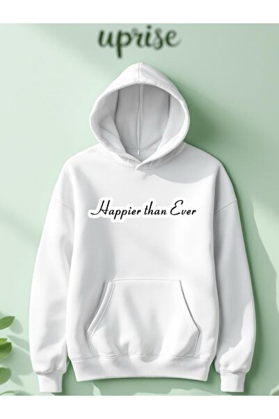 Vordevia Hanorac Billie Eilish cu imprimeu din bumbac cu supradimensionat fire