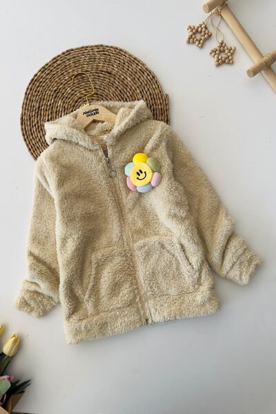 Minigimin Cicileri سترة مينيجيمين سيشيلاي المصنوعة من القطيفة بتفاصيل ثلاثية ...