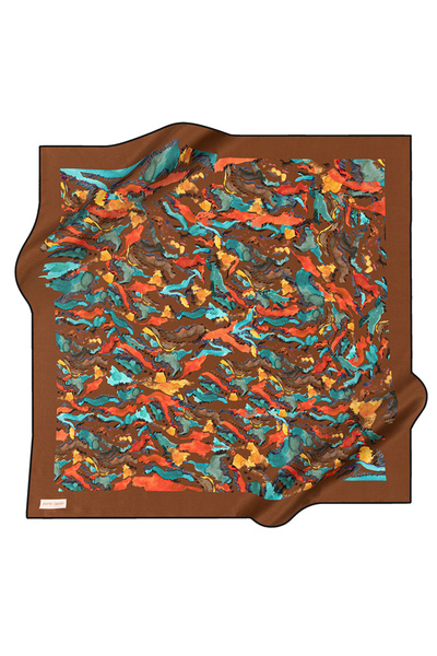 Pierre Cardin 90X90 Crepe Satin Scarf