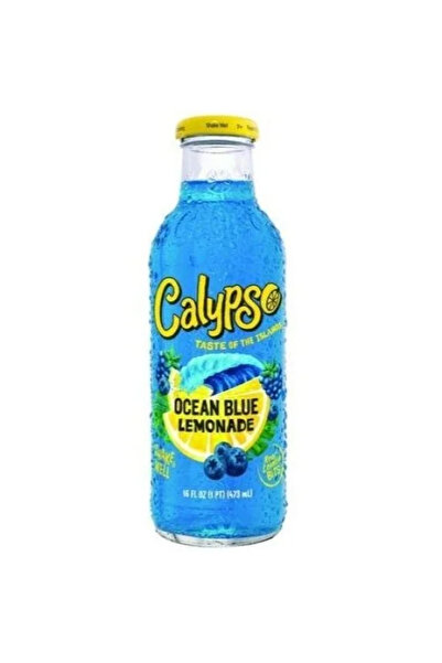 Calypso Ocean Blue Lemonade - Lemonade with Blueberry, Blackberry and Blue Raspberry flavor 473ml