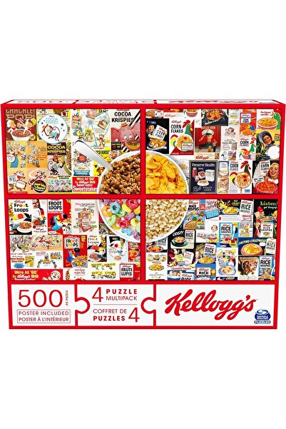 Spin Master Games Kellogg's 4-Pack Mega Puzzle - 500 Pieces
