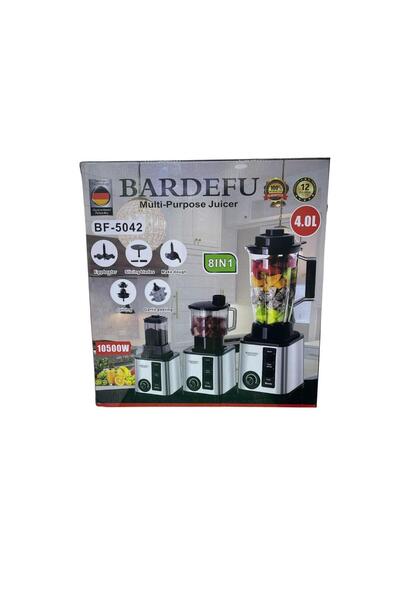 BARDEFU 8-in-1 10500W Blender & Food Processor – Powerful Machine for Juices, Smoothies & More
