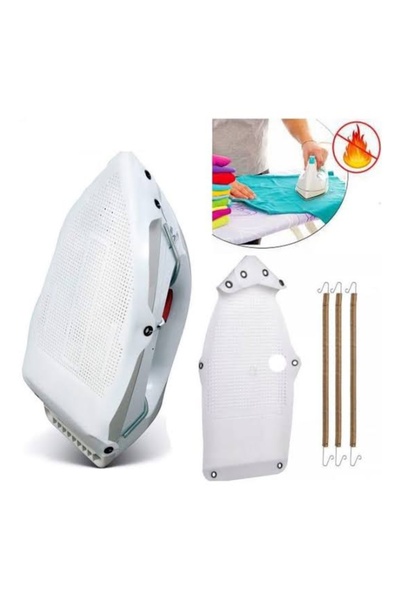 abnturk Teflon Ütü Altlığı Yanmaz, Yapışmaz, Parlatmaz Ütü Tabanı Universal T...