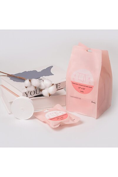 SKY TOUCH SKY-TOUCH 20Pcs Large Compressed Disposable Bath Towels, 70x140cm Portable Single-Use Towels, Soft a