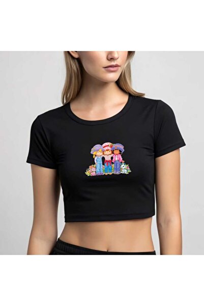 donamod Basic Plain Casual Women's Crop