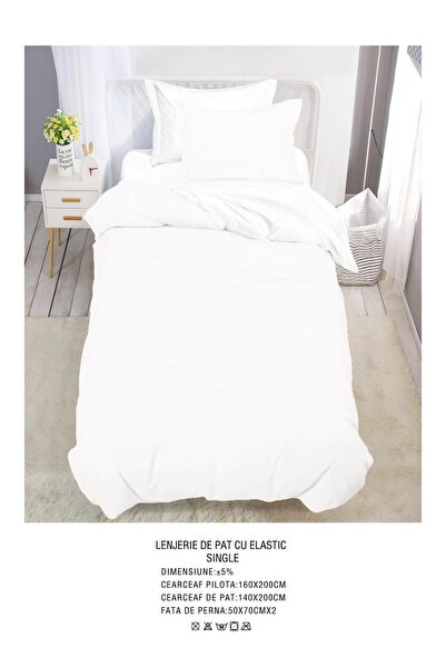 CHIRASO Double-Sided Bedding, Finet, ELASTIC Sheet 140x200 cm, Duvet Cover 160x200 cm, 2 Pillowcases