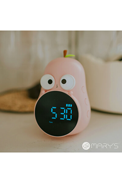 Mary's Pear Pembe Çalar Saat