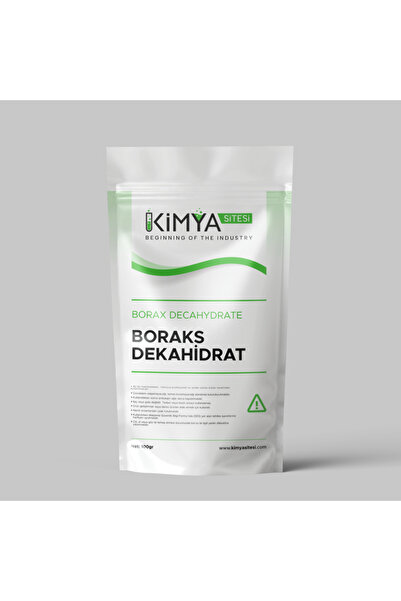 kimyasitesi Boraks Dekahidrat (Sodyum Tetraborat Dekahidrat) 100GR