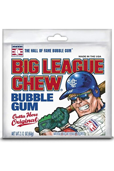 Big League Chew Bubble Gum, Original 60g