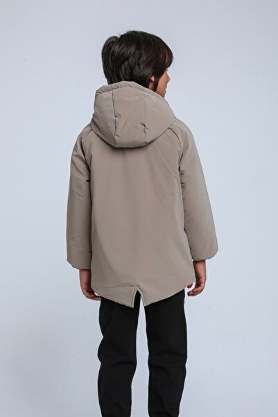 HAUSEkids 8-14 Yaş Shadow Premium Core Erkek Çocuk Mont-Latte