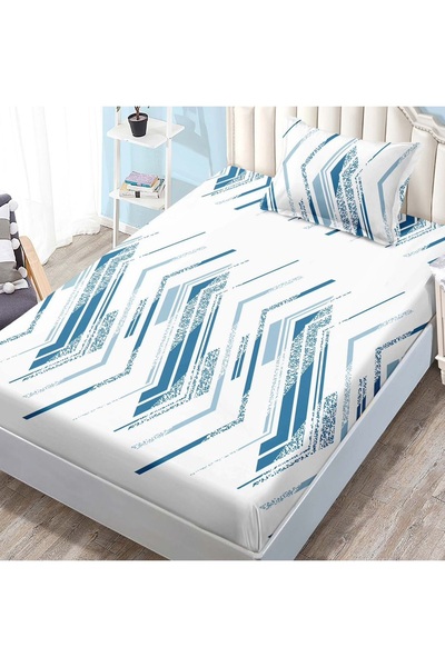 CHIRASO CHIRASO Elastic Bed Cover Set, Finet, 1 Person, 140x200cm and 1 Pillowcase 50x70cm