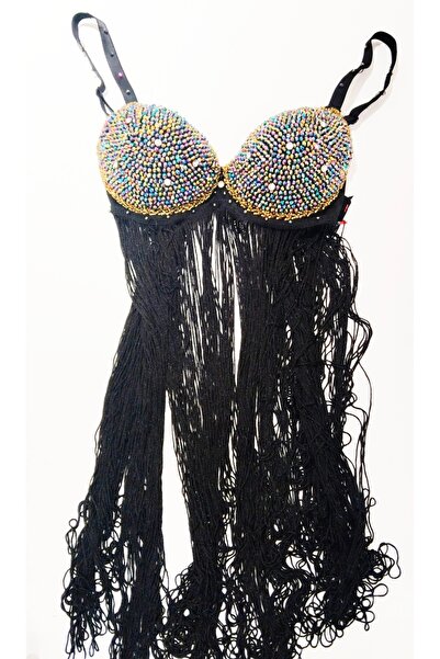 Monalisa Home Özel El Yapım Kristal Taş İşlemeli Oryantel Sütyen 85B