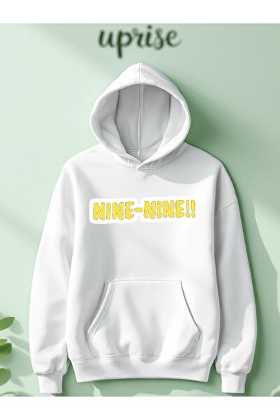 Vordevia سويت شيرت كبير الحجم مطبوع عليه بروكلين ناين ناين مصنوع من القطن بثل...