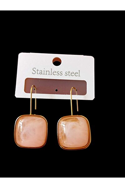 Celestia أقراط من الفولاذ الذهبي