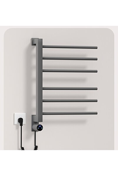 Trendy's Ηλεκτρική κρεμάστρα για πετσέτες TRENDYS, 45x 65 cm, ψηφιακή, ματ γκ...