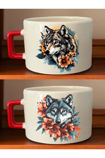 lili hediyelik فنجان قهوة مطبوع عليه زهور - هدية للفتيات، هدية للفتيات الصغير...