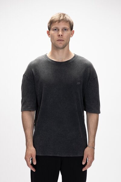 Bad Bear Wild Siyah Baskılı Erkek T-Shirt