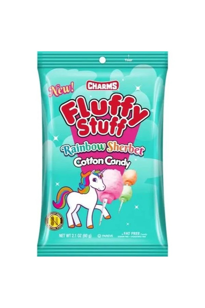 Charms Fluffy Stuff Șerbet Curcubeu Vată de Zahăr