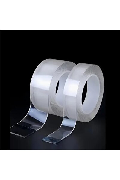 Generic 1-Inch Clear Double-Sided Tape – Heavy Duty, Waterproof, and Removable Adhesive for Home, Office,