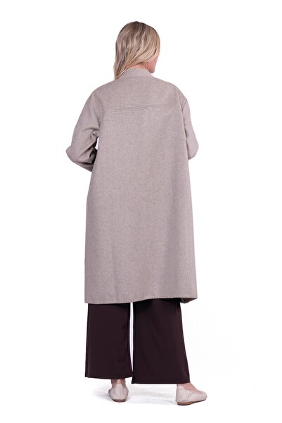 Invee Nature embroidered wool cap stone