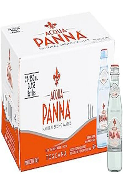 ACQUA PANNA مياه طبيعية غير غازية كوب 250 مل × 24
