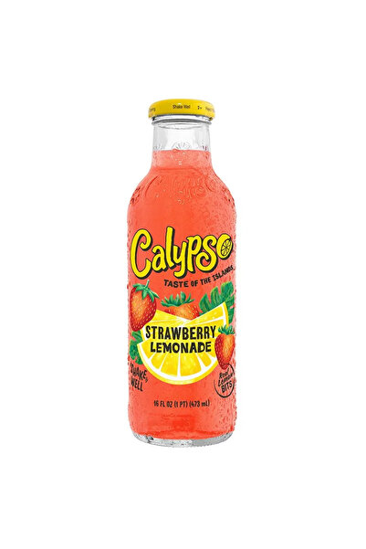 Calypso Strawberry Lemonade - lemonade with strawberry flavor 473ml