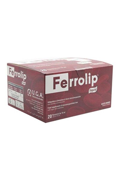 U.G.A Nutraceuticals فيروليب سائل بنكهة المانجو، 20 قارورة، 10 مل