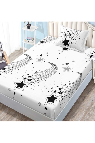 CHIRASO CHIRASO Elastic Bed Cover Set, Finet, 1 Person, 140x200cm and 1 Pillowcase 50x70cm
