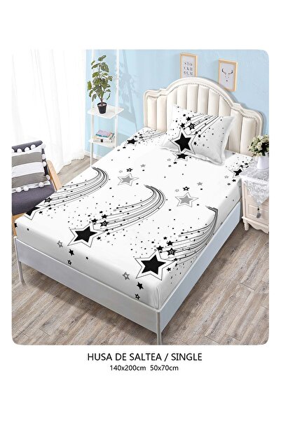 CHIRASO CHIRASO Elastic Bed Cover Set, Finet, 1 Person, 140x200cm and 1 Pillowcase 50x70cm