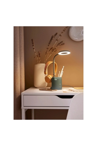 UZUNKAYA HOME BRUNBÅGE Çalışma Lambası Turkuaz 9 cm – Modern Kompakt Masa ve ...